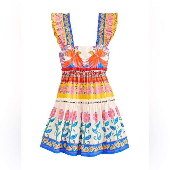 Farm Rio Vivid Garden Mini Dress - Picture 3 of 9